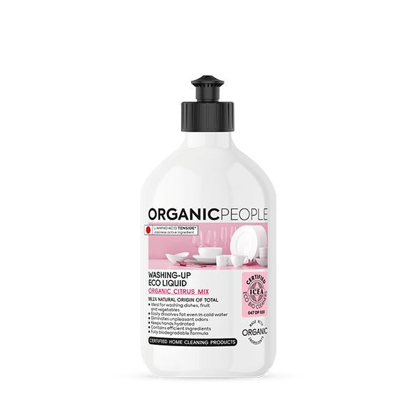 Organic dishwashing liquid - Organic citrus blend Organic People 500 ml