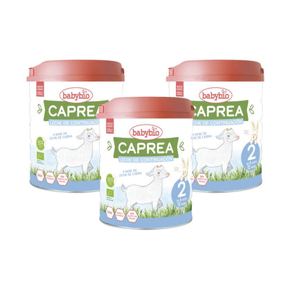 3-pack Caprea 2 getmjölk (6 till 12 månader) Babybio 800 g