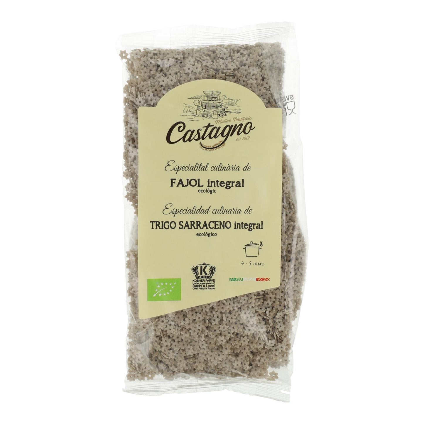 Petites étoiles de sarrasin bio Castagno 250 g
