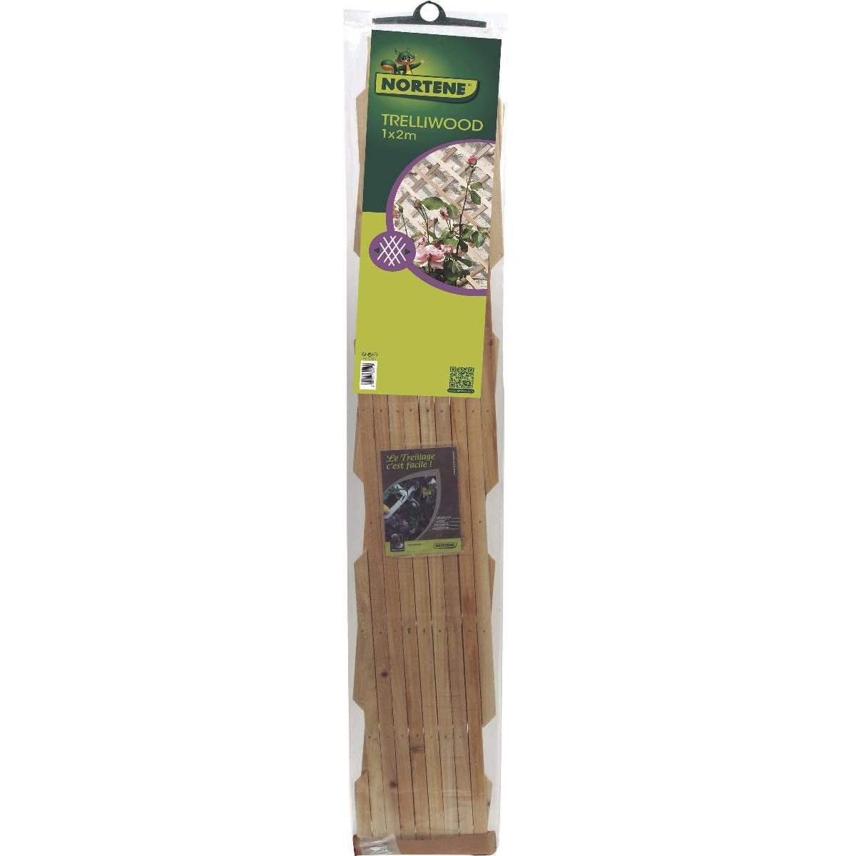 Nortene Trelliwood extendable wooden trellis 0.5x1.50 m