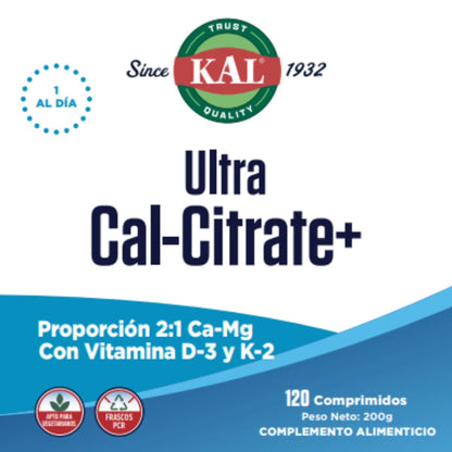 Ultra cal citratro Kal 120 comprimés