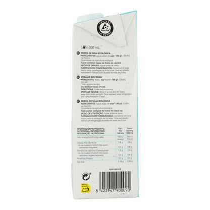 Pack of 6 L ECO Soria Natural Soy Drink 1L