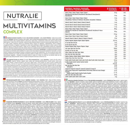 Nutralie Multivitamine Complex met 29 actieve bestanddelen 60 capsules