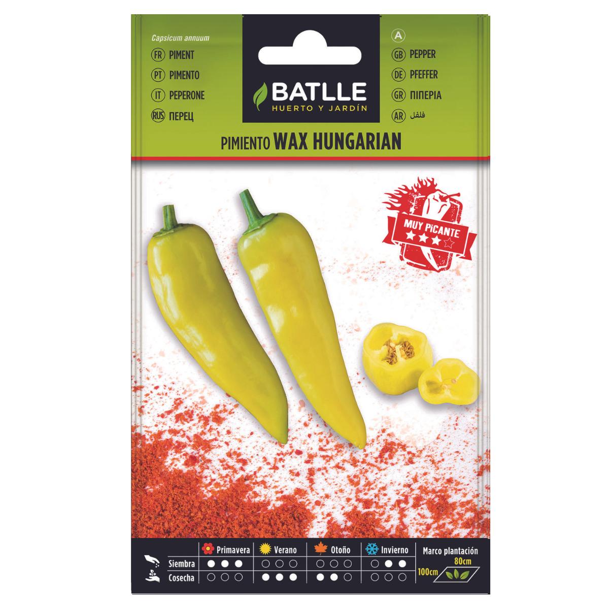 Graines de poivron Wax Hungarian Batlle