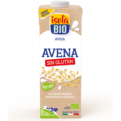 Glutenfri ekologisk havredryck Isola Bio 1 l