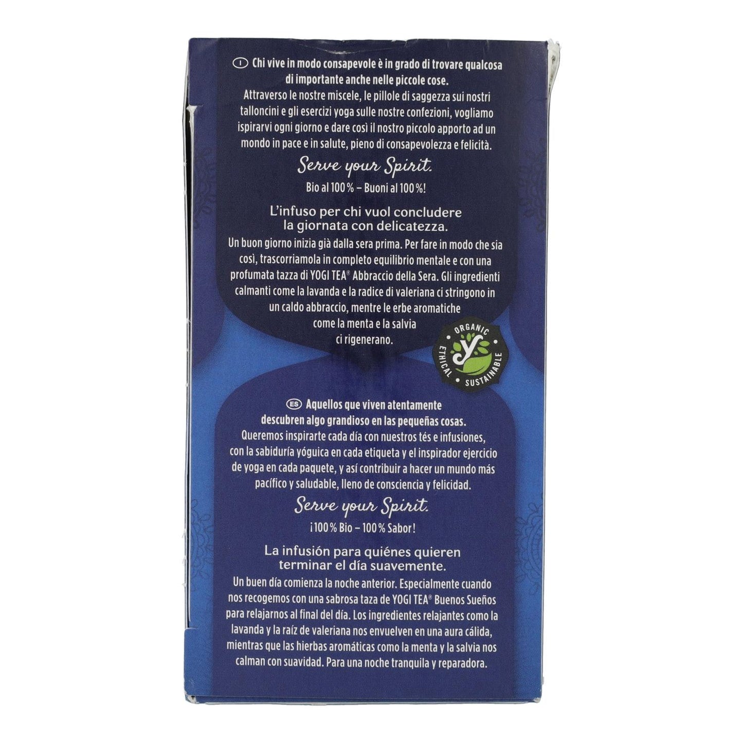 Tè biologico Buoni sogni Yogi Tea 17 bustine