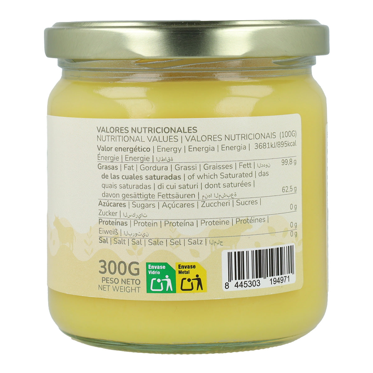 Ghee klarifierad smör ECO Planeta Huerto 300 g