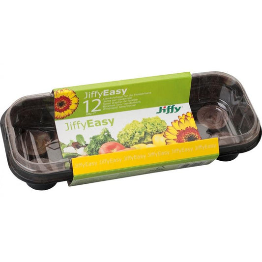 Taca do sadzonek z szklarnią + 12 tabletek torfu