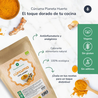 Curcuma en poudre ECO Planeta Huerto 500 g