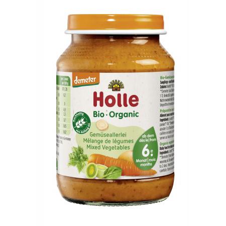Słoiczek ECO z różnymi warzywami +6 miesięcy Holle 190 g