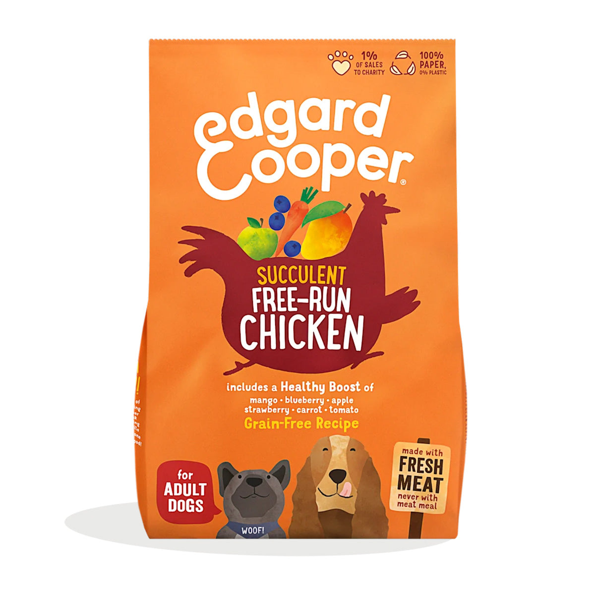 Hundefutter Freilandhuhn Edgard & Cooper 1 kg