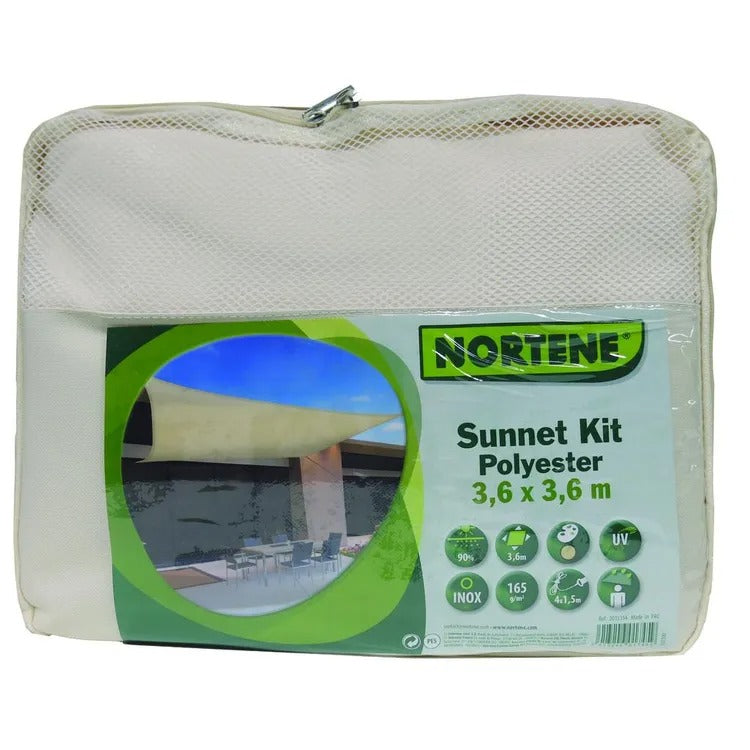 Tenda a vela impermeabile Sunnet kit triangolare 5x5x5m