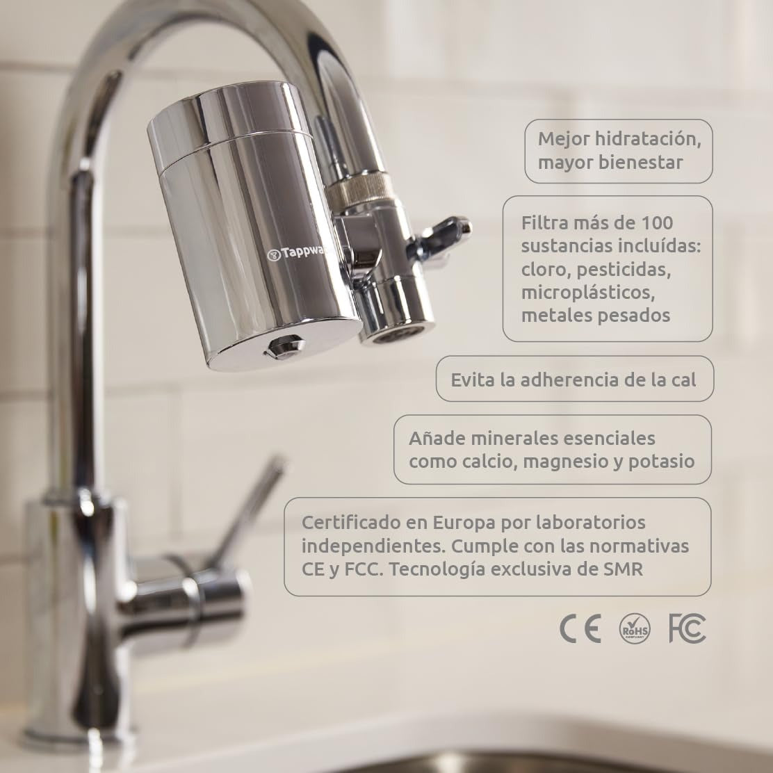 Zestaw 2 x wkłady do filtra EcoPro Chrome SMR Tappwater