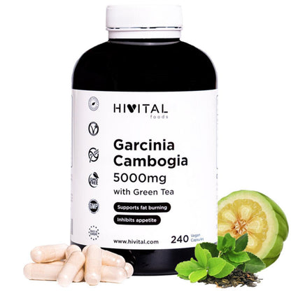 Garcinia cambogia 5000 mg 240 kapsułek wegańskich Hivital