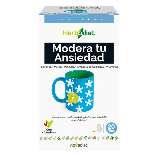HERBODIET Modère ton anxiété.  Novadiet 20 filtres