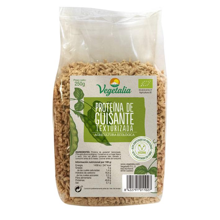 Pack 12x Protéines de pois texturées Vegetalia 250 g
