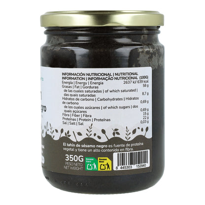 Tahini au sésame noir ECO Planet Garden 350 g