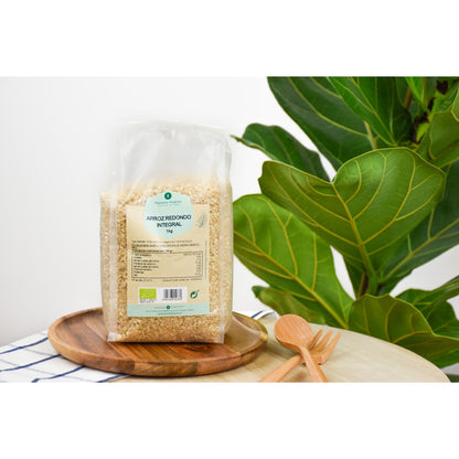 Pack 2x Whole grain round rice ECO Planeta Huerto 1 kg