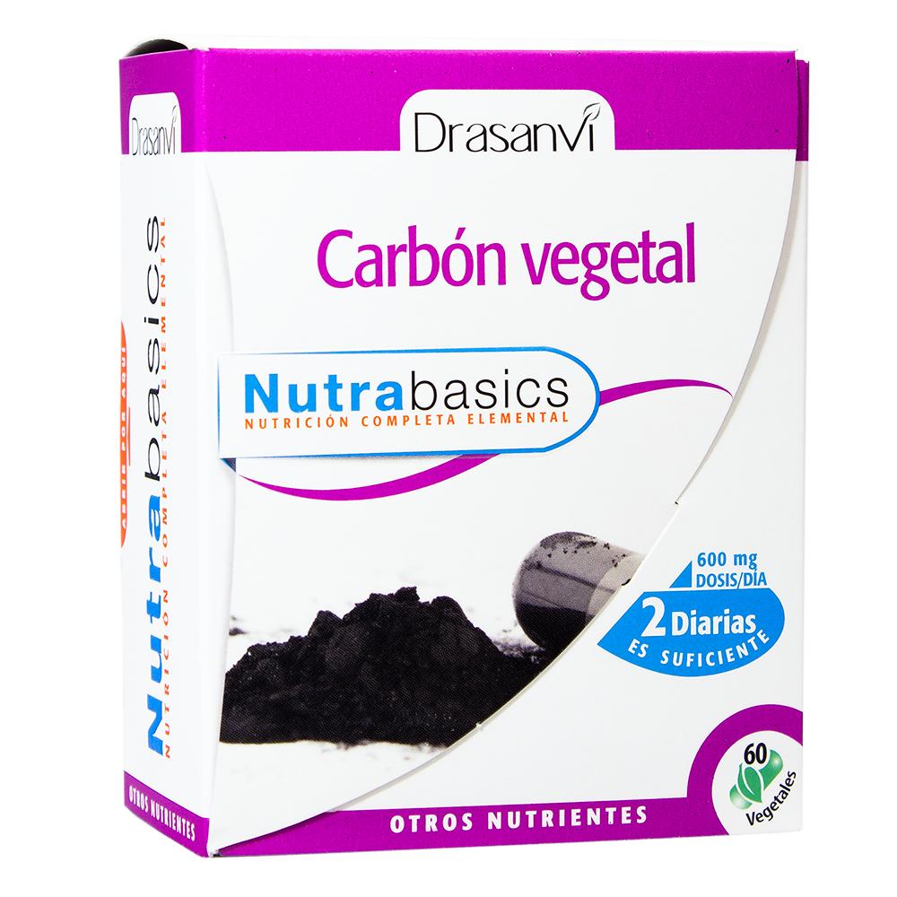 Nutrabasicos Drasanvi vegetable charcoal, 60 capsules