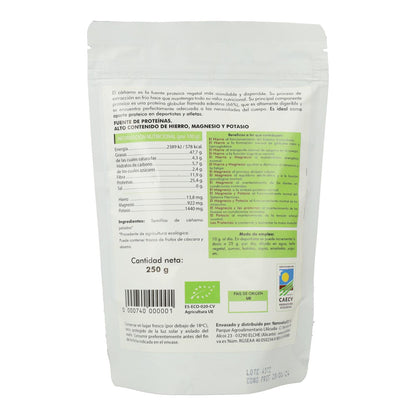 Ekologiska skalade hampafrön 250 g, Salud Viva