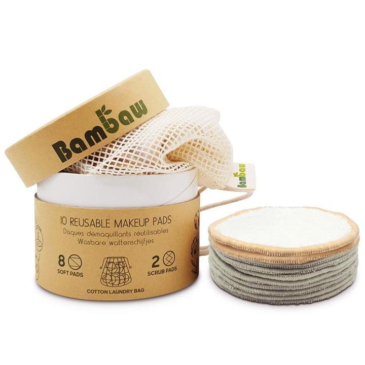 Wielokrotnego użytku płatki do demakijażu Bambaw, opakowanie 10 szt.