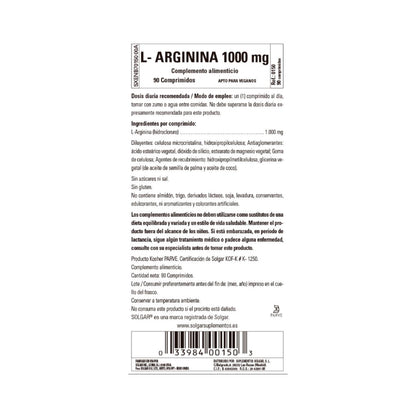 Pack 2x L-Arginine, 90 comprimés de 1000 mg