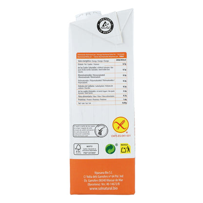 Glutenvrije haverdrank Bio Sol Natural 1 L