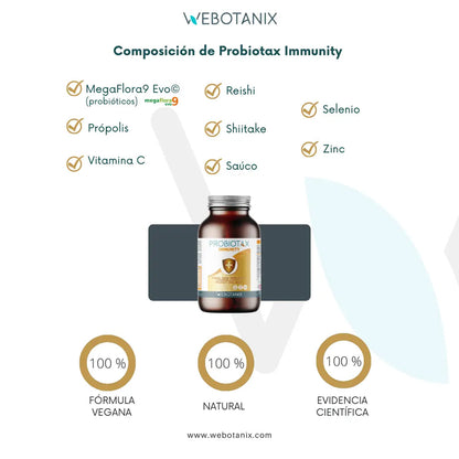 Probiotax Immunity Défenses WeBotanix 45 gélules