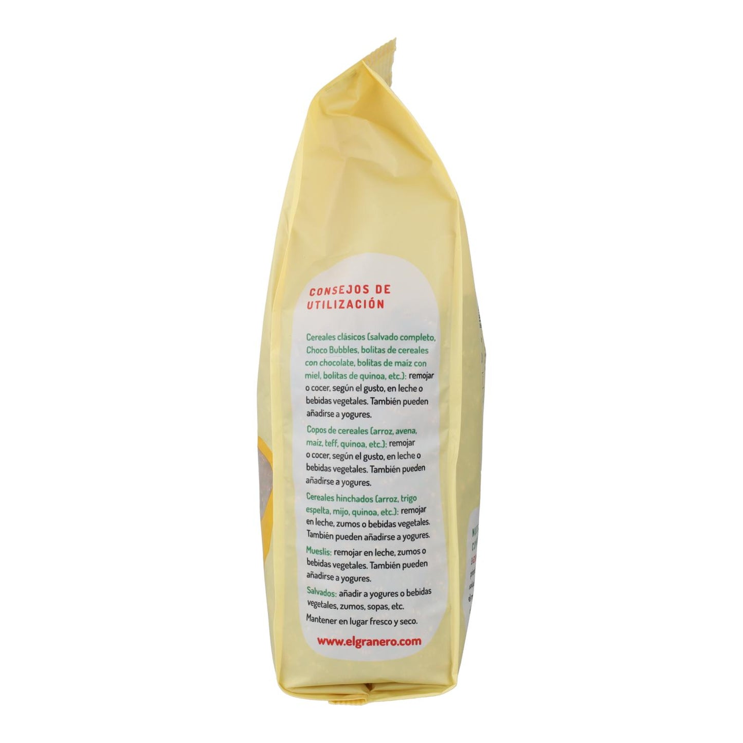 Riso integrale soffiato con agave e cacao El Granero, 300 g