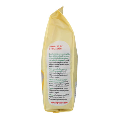 Riso integrale soffiato con agave e cacao El Granero, 300 g