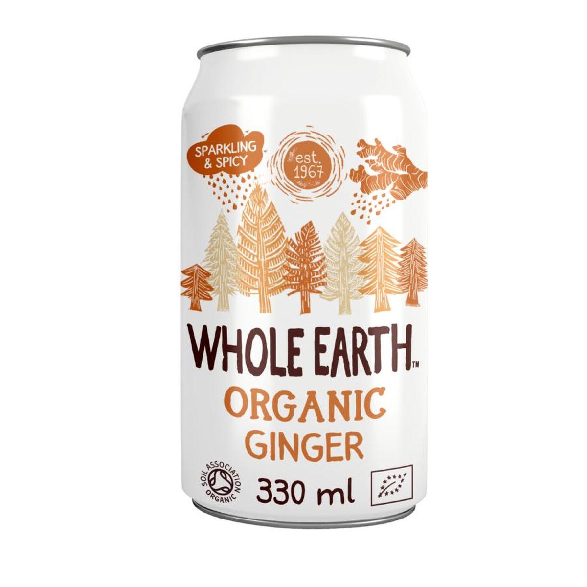 6er-Pack Whole Earth Ingwer-Erfrischungsgetränk 330 ml