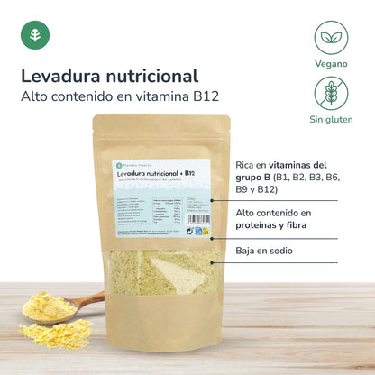 Levure nutritionnelle + B12 Planeta Huerto