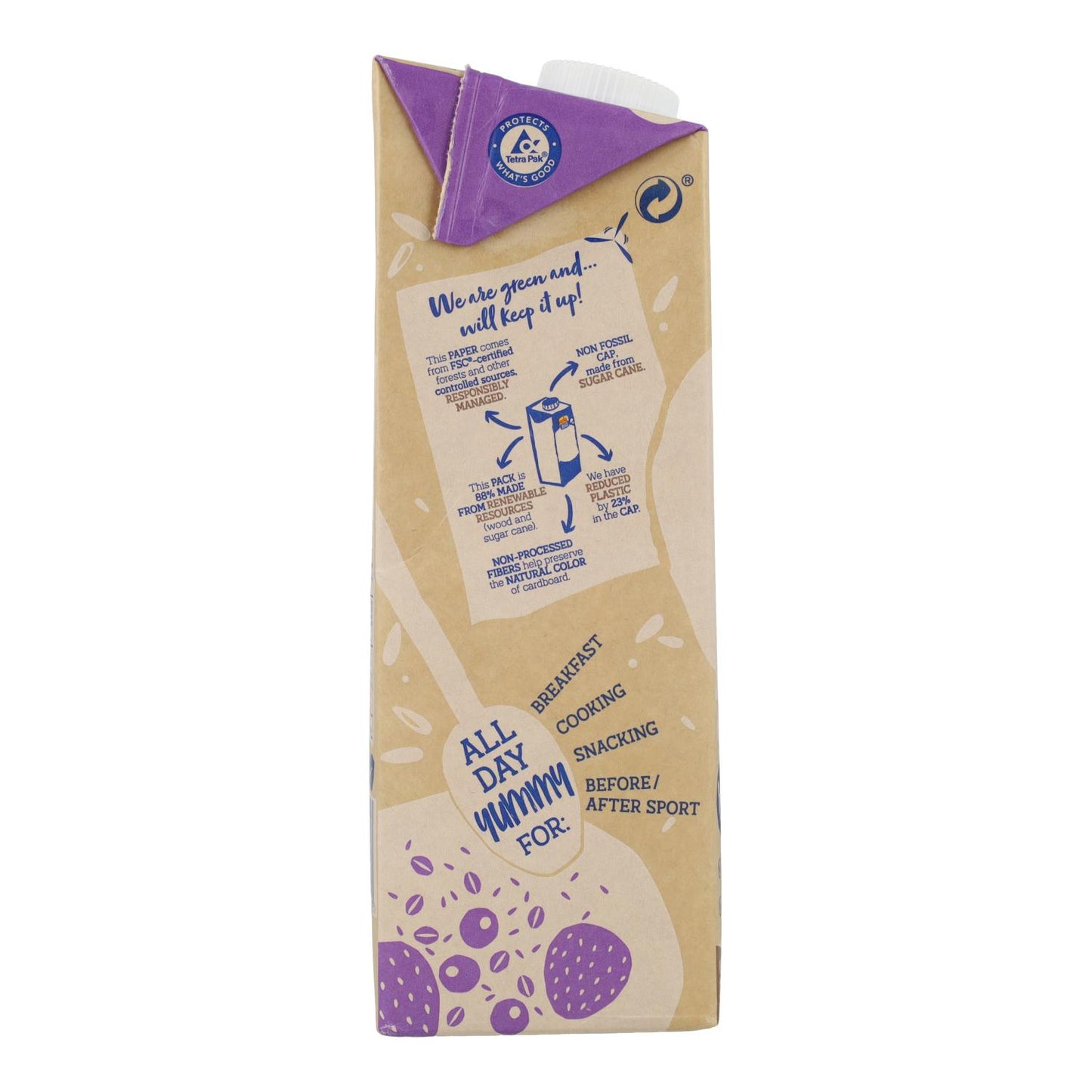 Confezione da 6 bevande biologiche di riso integrale Isola Bio 1 L