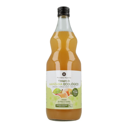 Pack 3 x Vinaigre de pomme ECO brut non filtré avec la mère Planeta Huerto 1 L
