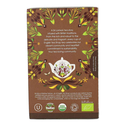 Té Rooibos Chocolate y Vainilla Bio English Tea Shop 40 g