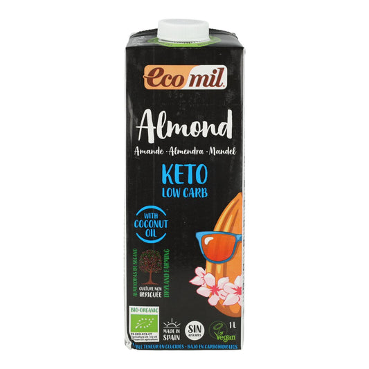 Boisson végétale à l'amande Nature KETO BIO EcoMil 1 L