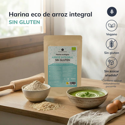 Farina di riso integrale senza glutine ECO Planeta Huerto 500 g