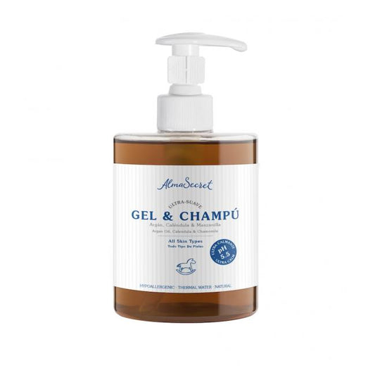 Gel-shampooing à l'argan, au calendula et à la camomille Alma Secret 500 ml
